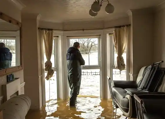 water damage restoration service Sweetser